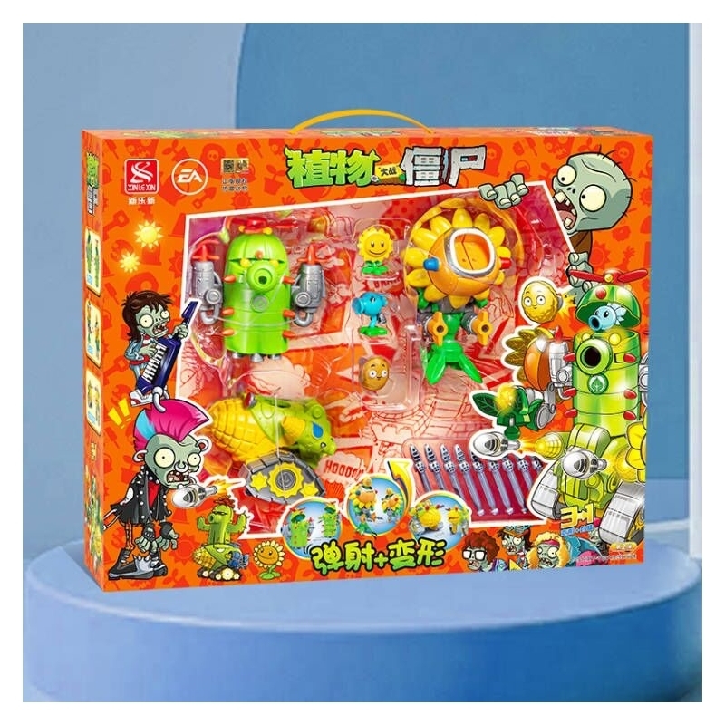 3 IN 1 RACING LAUNCH FIGHTER TRANSFORMATION OF PLANTS VS. ZOMBIES