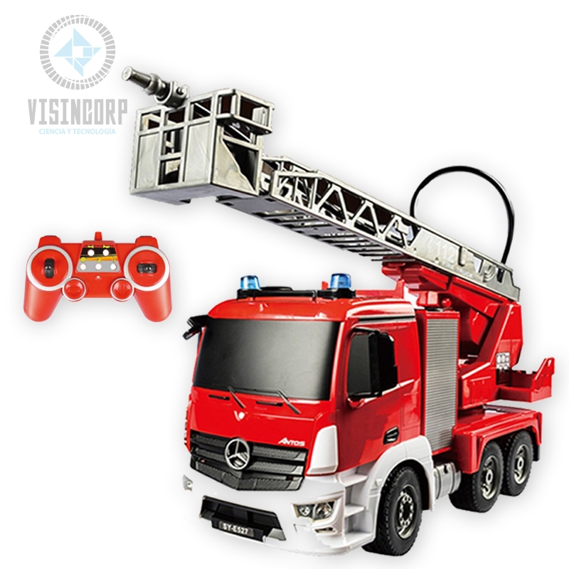 RC FREE WHEEL WATER  FIRE TRUCK (LICENCIADO POR MERCEDES BENZ)
