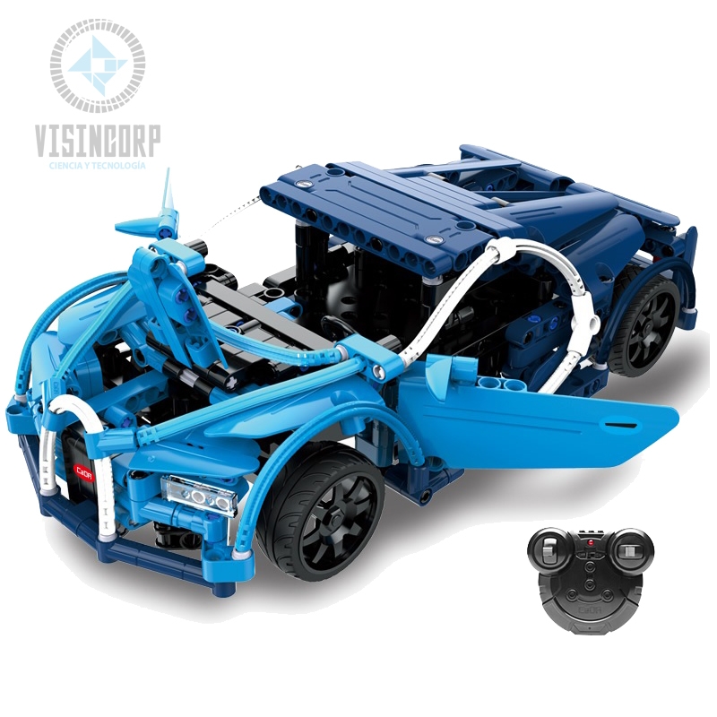 BLUE SPORTS CAR