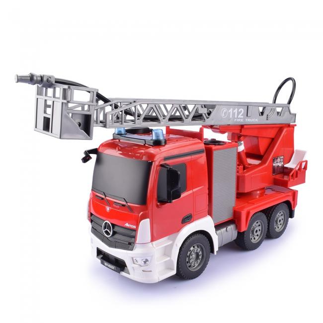 RC Free Wheel Water Fire Truck (Licenciado por Mercedes Benz)